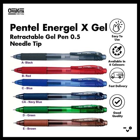 pentel energel|pentel energel 0.5 needle tip.